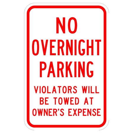 Sign Solutions Usa 12 in W, 18 in H, Aluminum, White DCS08DWT1218CUS00130